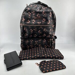Petunia Pickle Bottom Disney Mickey Diaper Backpack Black Baby Portable Set